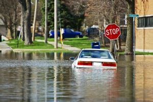 Flood Scene in New Orleans, LA Provided by Louisiana Underwriters, LLC